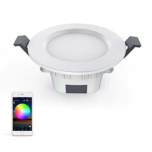 5W Indoor Smart Recessed Light - Bluetooth Control, Adjustable Brightness