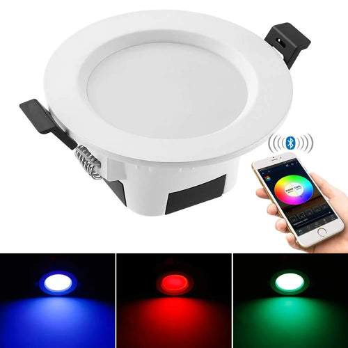 5W Indoor Smart Recessed Light - Bluetooth Control, Adjustable Brightness