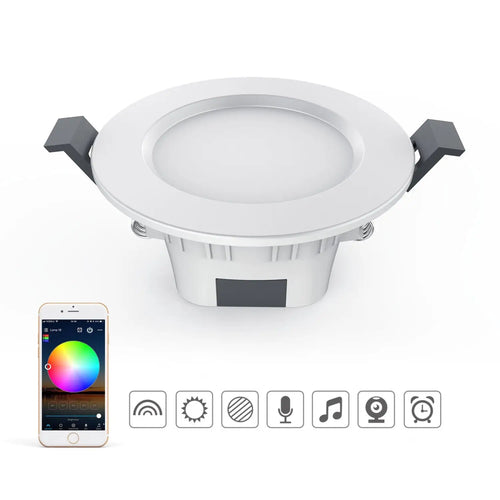 5W Indoor Smart Recessed Light - Bluetooth Control, Adjustable Brightness