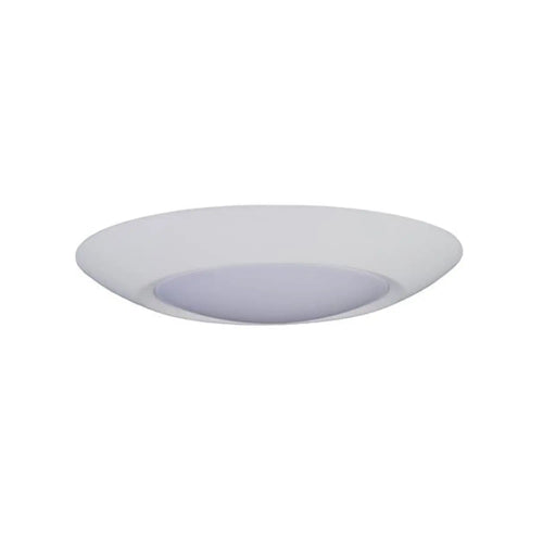 6" 15W LED Disc Light | Dimmer Bulbs | White Opal Diffuse