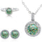 blue green lovecut / silver / 5|