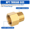 3/4" M x 3/4" F NPT Connector
