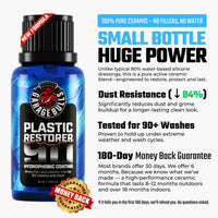 PLASTIC RESTORER & HYDROPHOBIC TRIM COATING