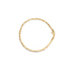 14K Yellow Gold 1.00 Cttw Baguette Diamond Channel Link Bracelet
