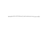 14K White Gold 1-1/2 Cttw Round Brilliant-Cut & Baguette Cut Diamond Bezel and Tapered Link 7" Tennis Bracelet (H-I Color, I1-I2 Clarity)
