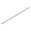 14K White Gold 4 7/8 cttw Baguette & Round Brilliant-Cut Diamond Channel- & Prong-Set Tennis Bracelet (I-J Color, I1-I2 Clarity) - Size 7.25"