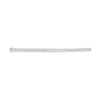 14K White Gold 7 7/8 Cttw Princess and Baguette Diamond Eternity Line Tennis Bracelet (G-H Color, SI1-SI2 Clarity) - 7" Inches