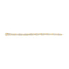 14K Yellow Gold 7.0 Cttw Baguette Cut Diamond Alternating Box and Wave Link Bracelet (G-H Color, VS1-VS2 Clarity) - 7" Inches