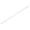 .925 Sterling Silver 1/2 Cttw Rose Cut Diamond Almond Shape Link Tennis Bracelet (I-J Color, I3 Clarity) - 7â€Â