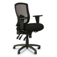 Alera® Alera® Etros Series Mesh Mid-Back Petite Multifunction Chair