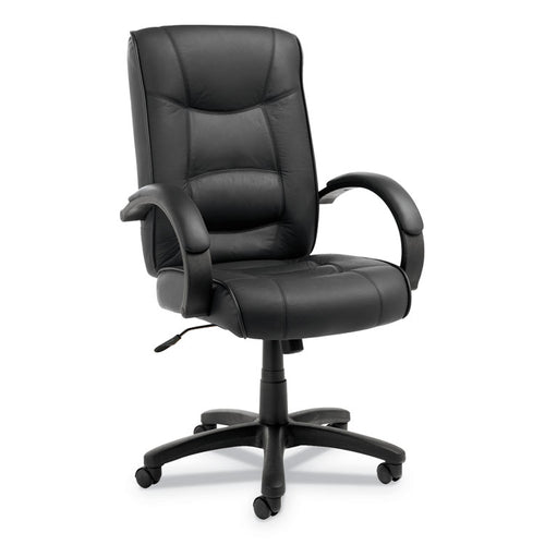 Alera® Alera® Strada Series High-Back Swivel/Tilt Top-Grain Leather Chair