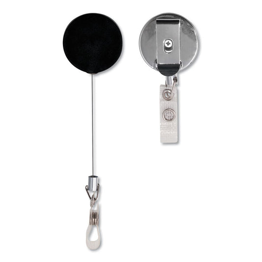 Advantus Premier Heavy-Duty Retractable ID Card Reel