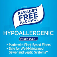 Equate Fresh Scent Flushable Wipes, 5 Resealable Packs (240 Total Wipes) EasyOptionXY LLC