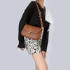 Luxury Retro Cowgirl Saddle Bag | Genuine Leather Brown Handbag