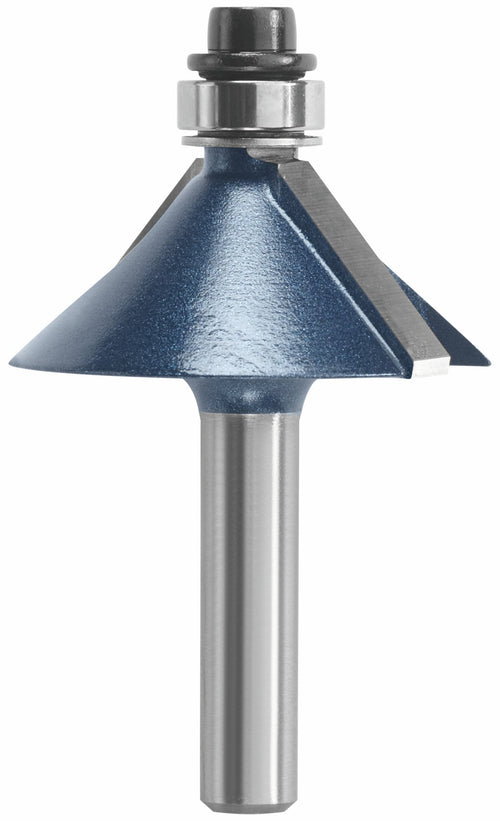 BOSCH 85298MC 1-5/16 In. x 45° Carbide-Tipped Chamfer Router Bit