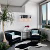 60W Elegant Wall Lights Modern with Clear Glass Sconce