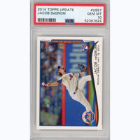 Graded 2014 Topps Update Jacob DeGrom #US57 Rookie RC Baseball Card PSA 10 Gem Mint