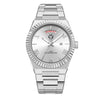 BLACK TIE MENS DIAMOND CUT WATCH