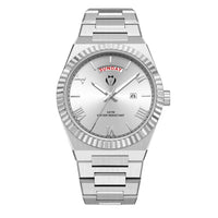 BLACK TIE MENS DIAMOND CUT WATCH