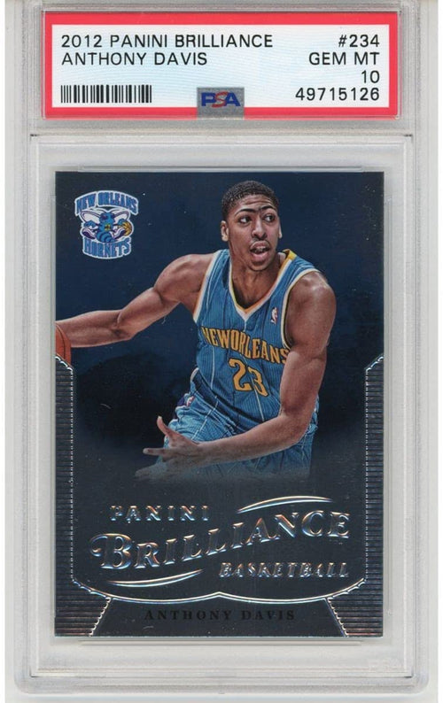 Graded 2012-13 Panini Brilliance Anthony Davis #234 Rookie RC Basketball Card PSA 10 Gem Mint