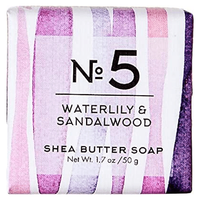 Via Mercato Nro. 5 Shea Butter Soap (Waterlily & Sandalwood) 1.7oz