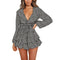 Black Base White Print / S
