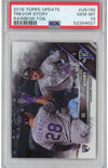 Graded 2016 Topps Update Trevor Story #US150 Rainbow Foil Rookie RC Baseball Card PSA 10 Gem Mint