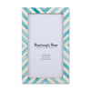 Poster Frames Chevron Collection Bone Inlay, Green, 6 Sizes