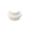 White 4073 1x1 Round Plate Brick – Choose Quantity – Brick-Compatible Bulk Lot