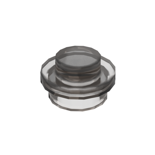 Transparent Black 4073 1x1 Round Plate Brick – Choose Quantity – Brick-Compatible Bulk Lot
