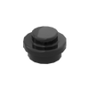 Black 4073 1x1 Round Plate Brick – Choose Quantity – Brick-Compatible Bulk Lot