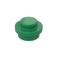 Green 4073 1x1 Round Plate Brick – Choose Quantity – Brick-Compatible Bulk Lot