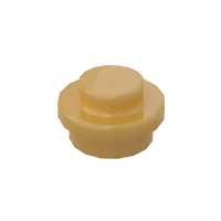 Pearl Gold 4073 1x1 Round Plate Brick – Choose Quantity – Brick-Compatible Bulk Lot