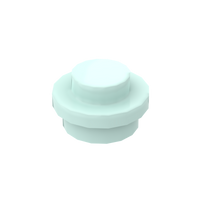 Light Aqua 4073 1x1 Round Plate Brick – Choose Quantity – Brick-Compatible Bulk Lot