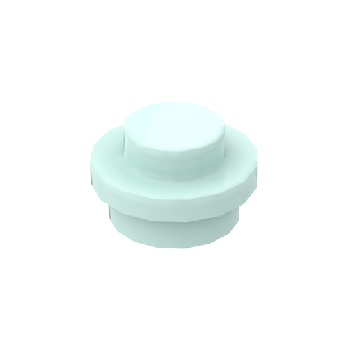 Light Aqua 4073 1x1 Round Plate Brick – Choose Quantity – Brick-Compatible Bulk Lot