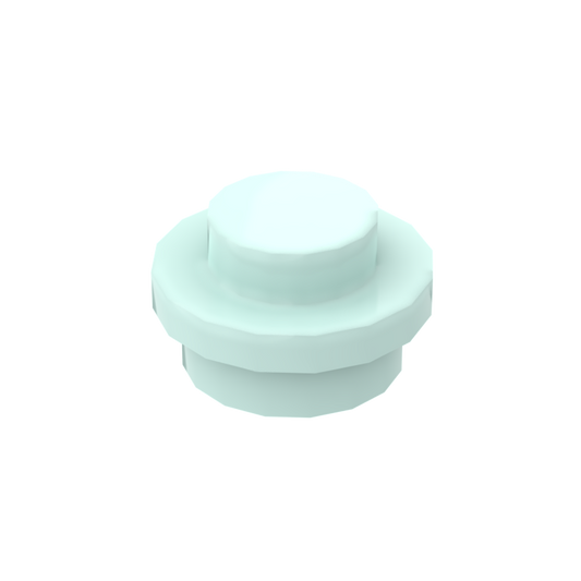 Light Aqua 4073 1x1 Round Plate Brick – Choose Quantity – Brick-Compatible Bulk Lot