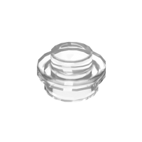 Transparent Clear 4073 1x1 Round Plate Brick – Choose Quantity – Brick-Compatible Bulk Lot