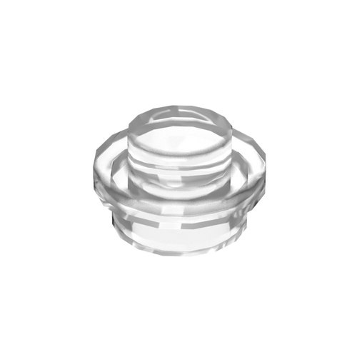 Transparent Clear 4073 1x1 Round Plate Brick – Choose Quantity – Brick-Compatible Bulk Lot