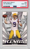 Graded 2020 Leaf Draft Joe Burrow #85 Touchdown Kings Rookie RC Football Card PSA 10 Gem Mint