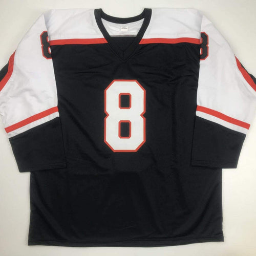 Autographed/Signed Dave Schultz The Hammer Philadelphia Black Hockey Jersey JSA COA