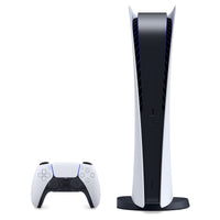PS5 - Sony PlayStation 5 Digital Edition Gaming Console + Wireless Controller - 16GB GDDR6 RAM, 825GB SSD, 120Hz 8K Output, White (Used - Like New)