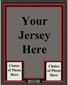 Framed Custom Frame Your Jersey 35x39 Professionally Framed & Matted Deluxe Framing with Photos Jersey Free Shipping