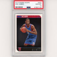 Graded 2014-15 Panini Hoops Joel Embiid #263 Rookie RC Basketball Card PSA 10 Gem Mint