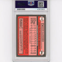 Graded 1989 Topps Traded Deion Sanders #110T Rookie RC Baseball Card PSA 10 Gem Mint
