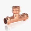 1" x 1" x 1/2" Press x Press x Female Thread Copper Tee (Lead Free)