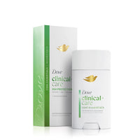 Dove Clinical + Care Antiperspirant Deodorant Invisible Solid Stick for Women Cool Essentials with Nourishing Serum 2.6 oz