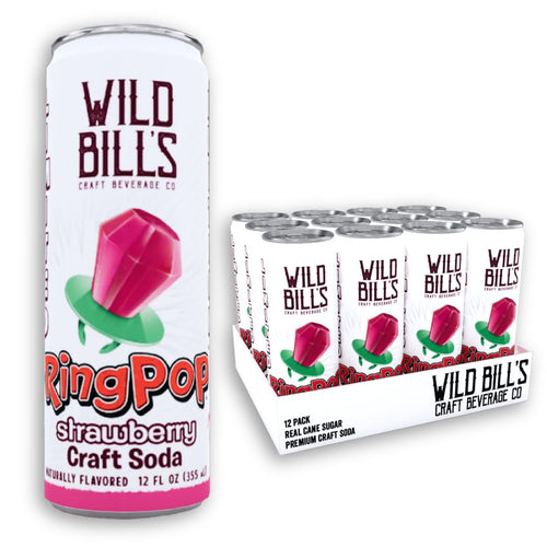 Wild Bill's Ring Pop Strawberry (12oz) 12-Pack
