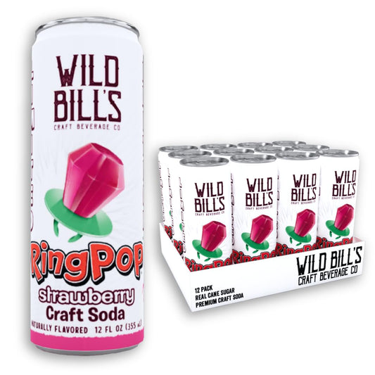 Wild Bill's Ring Pop Strawberry (12oz) 12-Pack