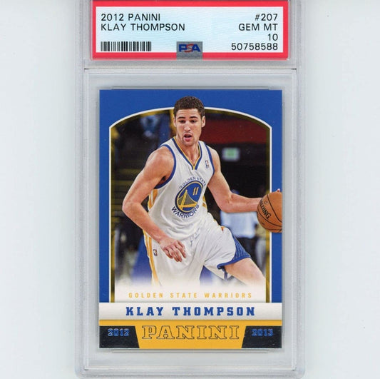 Graded 2012-13 Panini Klay Thompson #207 Rookie RC Basketball Card PSA 10 Gem Mint