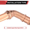 3/4" 45° Press Copper Street Elbow (Lead Free)